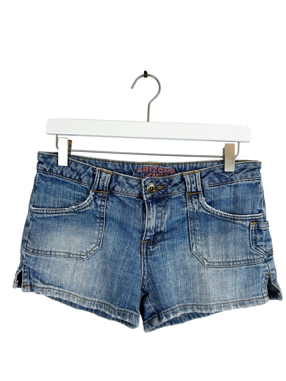 Arizona Jean Co. Micro Shorts Low Rise Size 3 Medium Wash